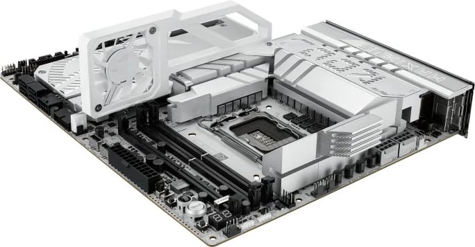 Pllakë amë, Asus ROG Maximus Z890 Apex, LGA1851, Intel Z890, ATX, 2x DDR5, PCIe 5.0 x16, Thunderbolt 4, Wi‑Fi 7, argjendtë gri