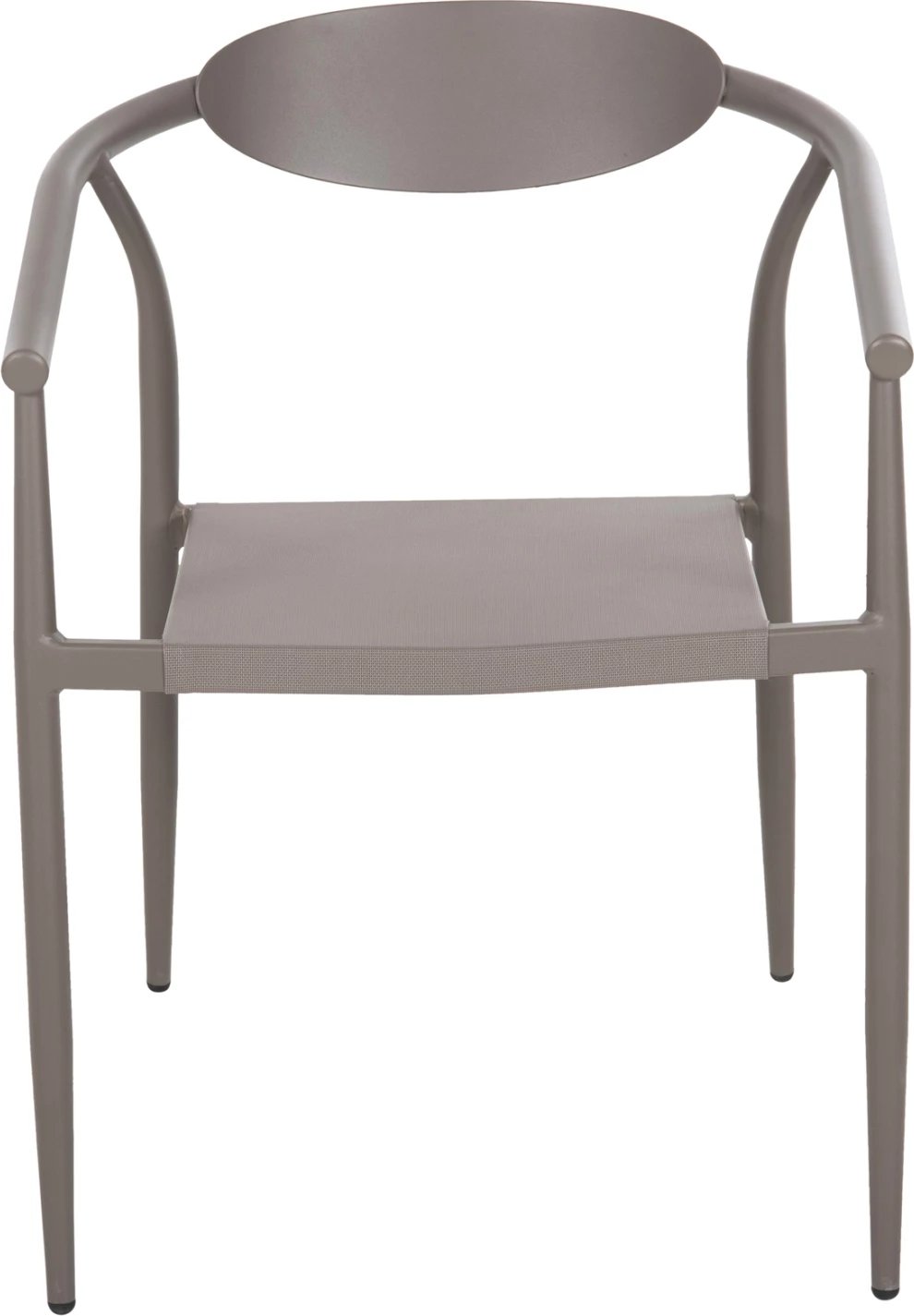 Karrige për kopsht SERLY FH6052.04, alumin, tekstilene, ngjyrë shampanjë, 56x61x74.5 cm