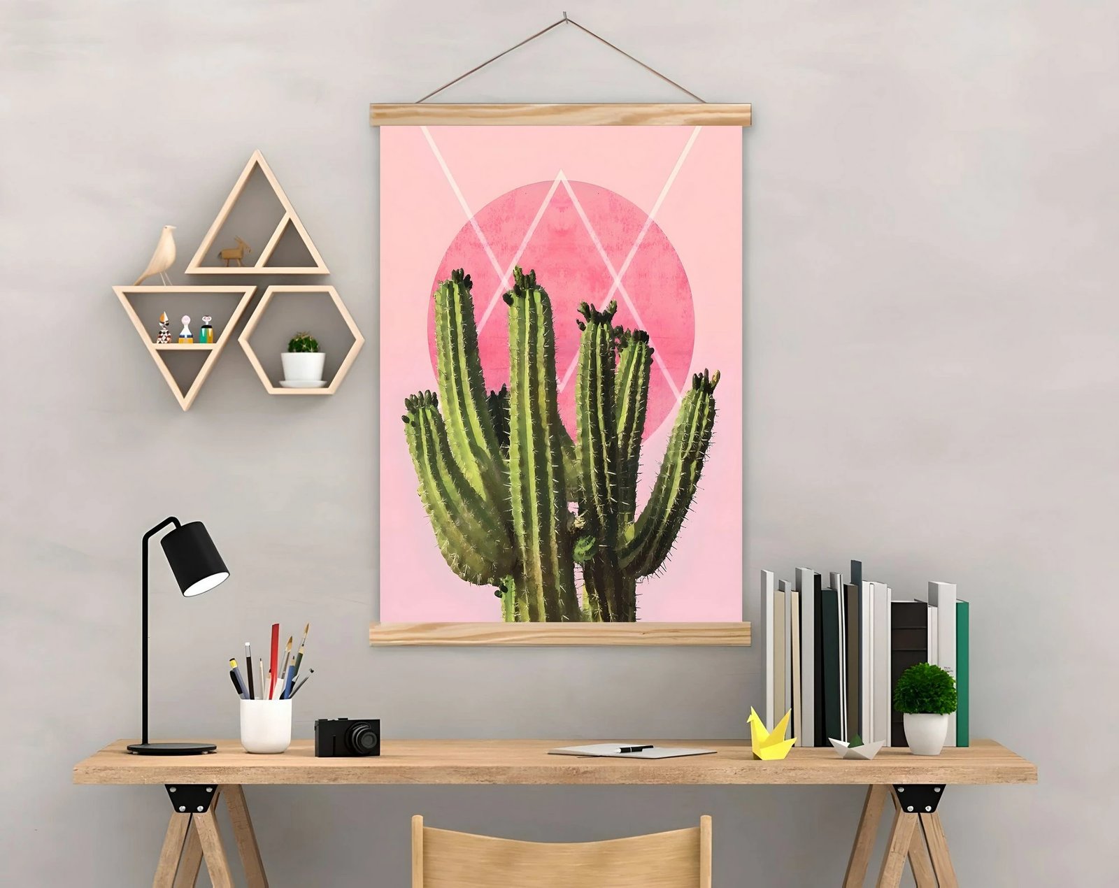 Pikturë dekorative me kornizë, shumëngjyrëshe, Wallity, MRG41, 50x70cm