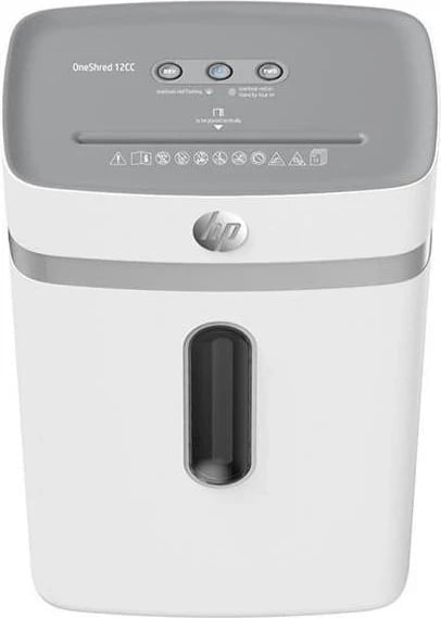 Shkatërrues letre HP ONESHRED 12CC 23L, prerje mikro Shkatërrues letre HP ONESHRED 12CC 23L, prerje mikro