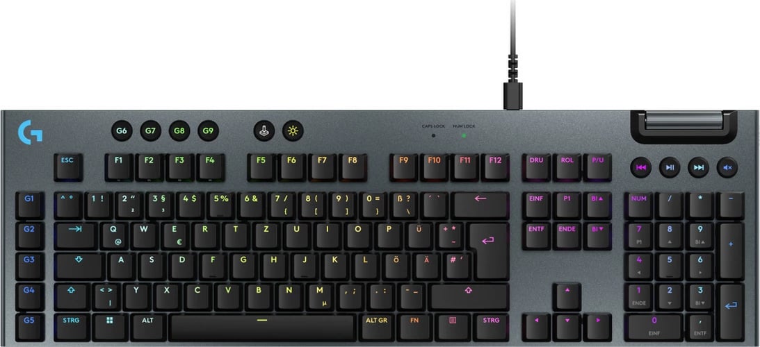 Tastierë gaming, Logitech, G915 X (920-012938), standard, GER layout, e zezë