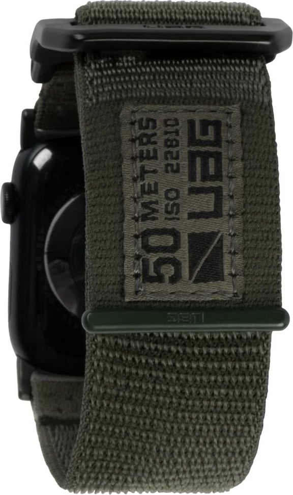 Rrip për Apple Watch Ultra, UAG Urban Armor, i zi, rezistent ndaj ujit