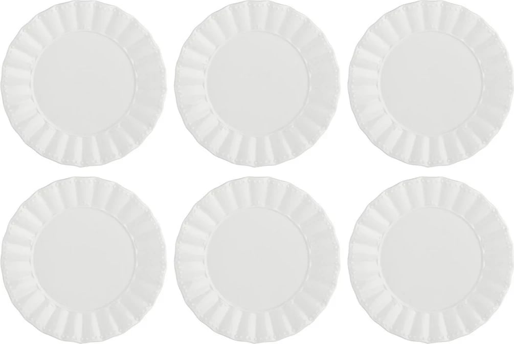 Set pjatash sallate LA PORCELLANA BIANCA Ducale, 20 cm, të bardha