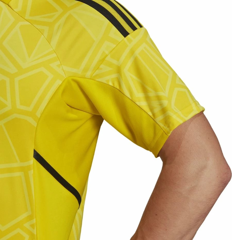 Maicë portieri për meshkuj adidas, e verdhë