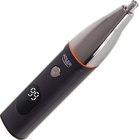 Set kujdesi për meshkuj 5‑në‑1, Adler AD 2946, me 6 shtojca, krehera 3/6/9/12 mm, 60 min punim, ekran LCD, stacion karikimi