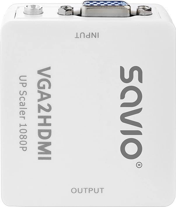 Adapter VGA në HDMI Savio CL-110, Full HD 1080p, i bardhë