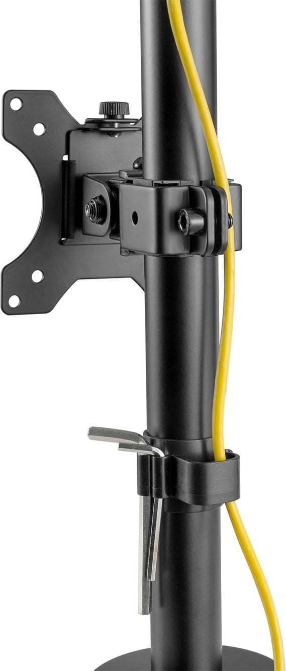 Mbajtëse monitorësh Digitus Universal Dual, vertikale, kapëse, deri 32 inç, e zezë