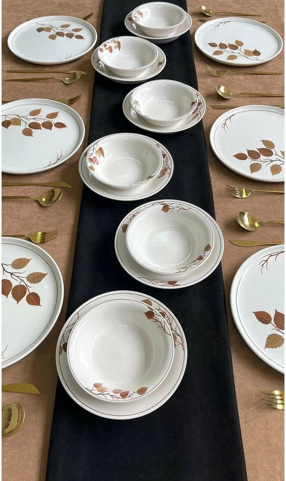 Set darke 18 pjesësh, Hermia Concept, HazanYaprakRolyefliLux18