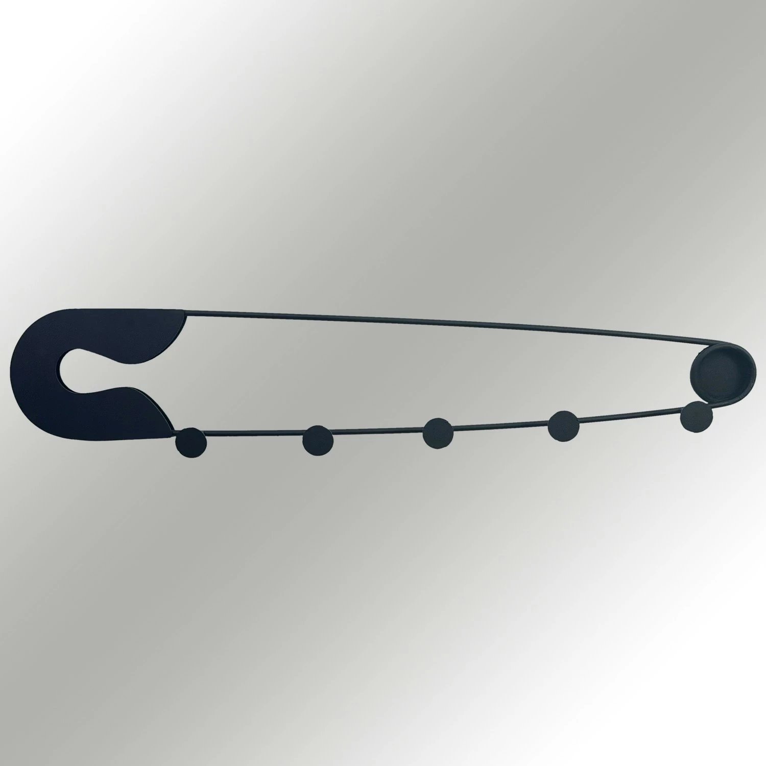 Varëse muri prej metali, Wallity, Devran, shumëngjyrëshe, 60x11cm