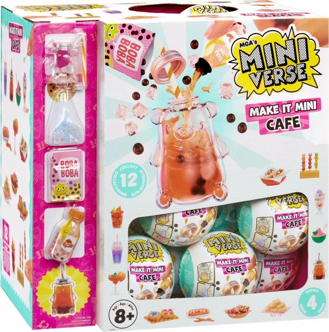 Set figurina Miniverse Make It Mini Foods: Cafe, MGA, 24 copë