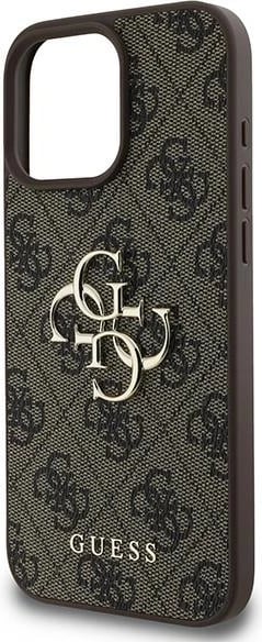 Mbështjellës Guess 4G Big Logo për iPhone 16 Pro, Kafe Mbështjellës Guess 4G Big Logo për iPhone 16 Pro, Kafe