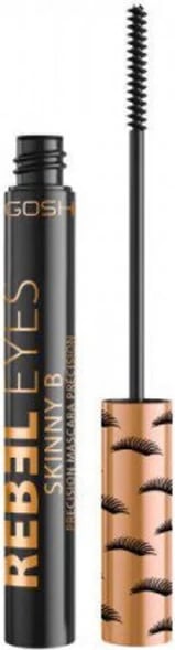 Maskarë për qerpikë Gosh Rebel Eyes Skinny B Precision, e zezë ekstreme, 6ml