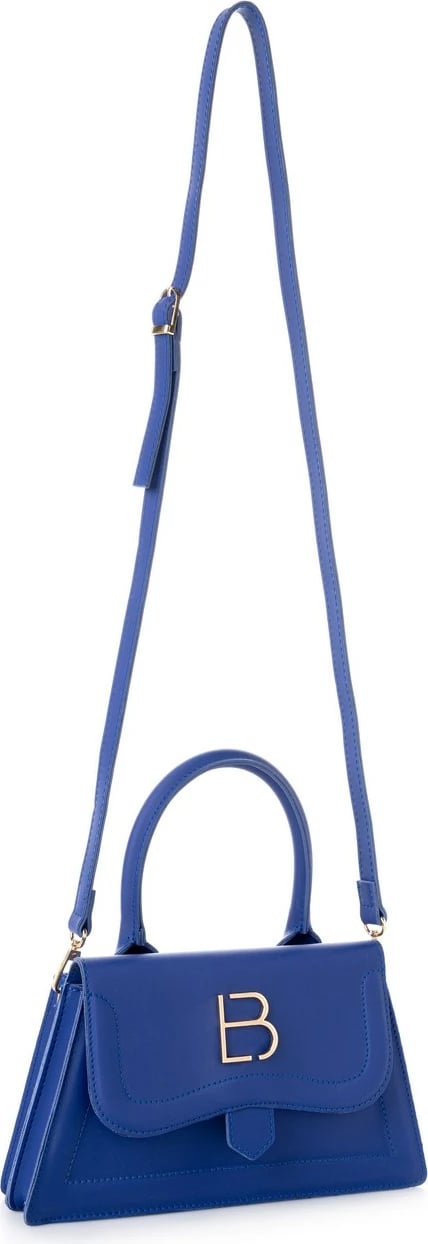 Çantë dore Lucky Bees, ngjyrë sax blue, 26x7x16cm