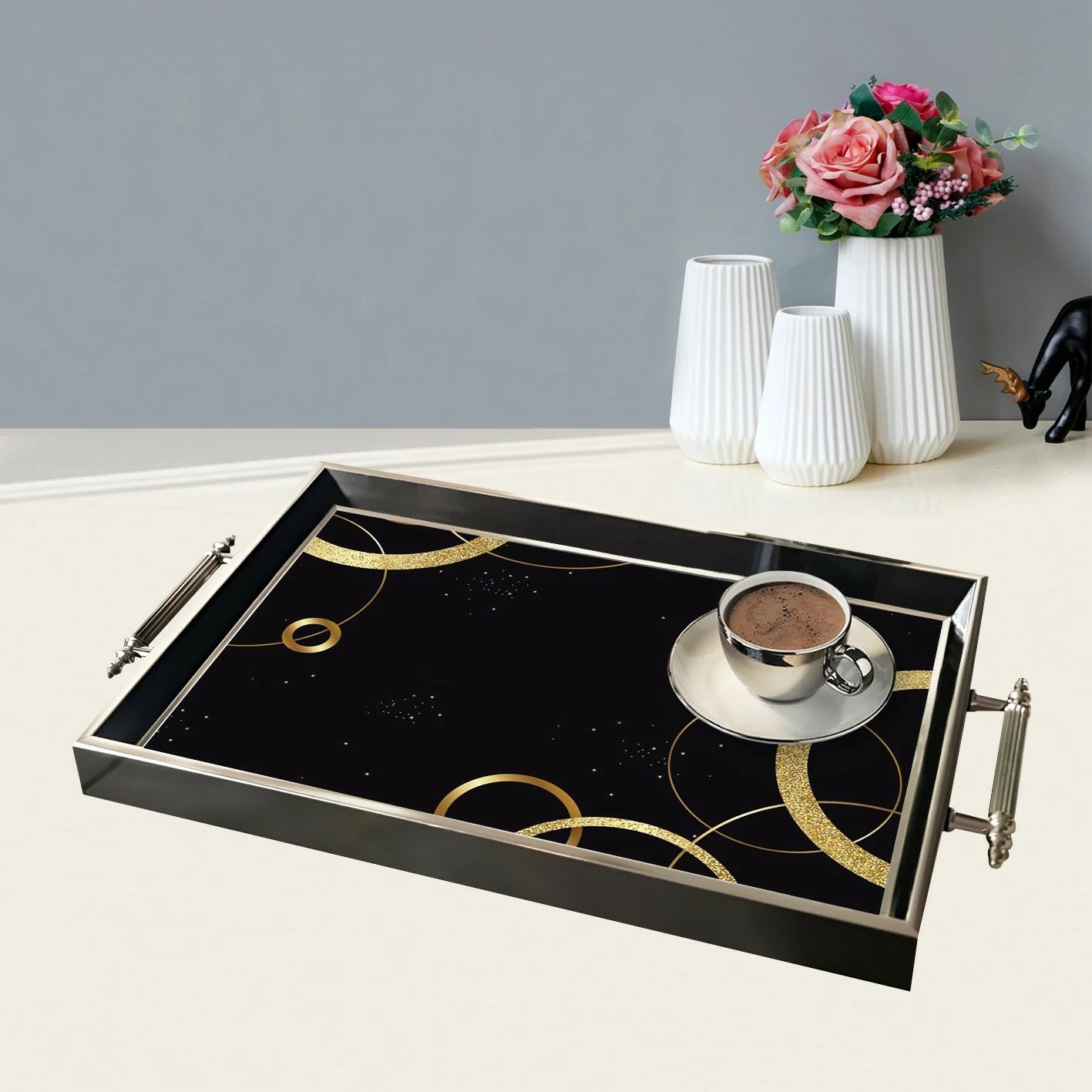 Tabaka xhami Aberto Design, shumëngjyrëshe, TPG9914