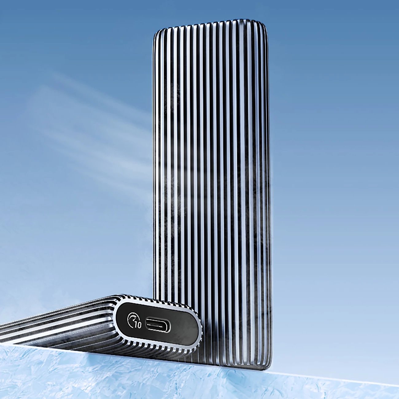 Kasë Orico AM2C3-G2 për M.2 NVMe, USB-C 3.2, Gri
