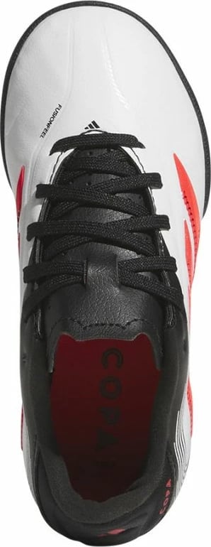 Atlete futbolli adidas për fëmijë, të bardha