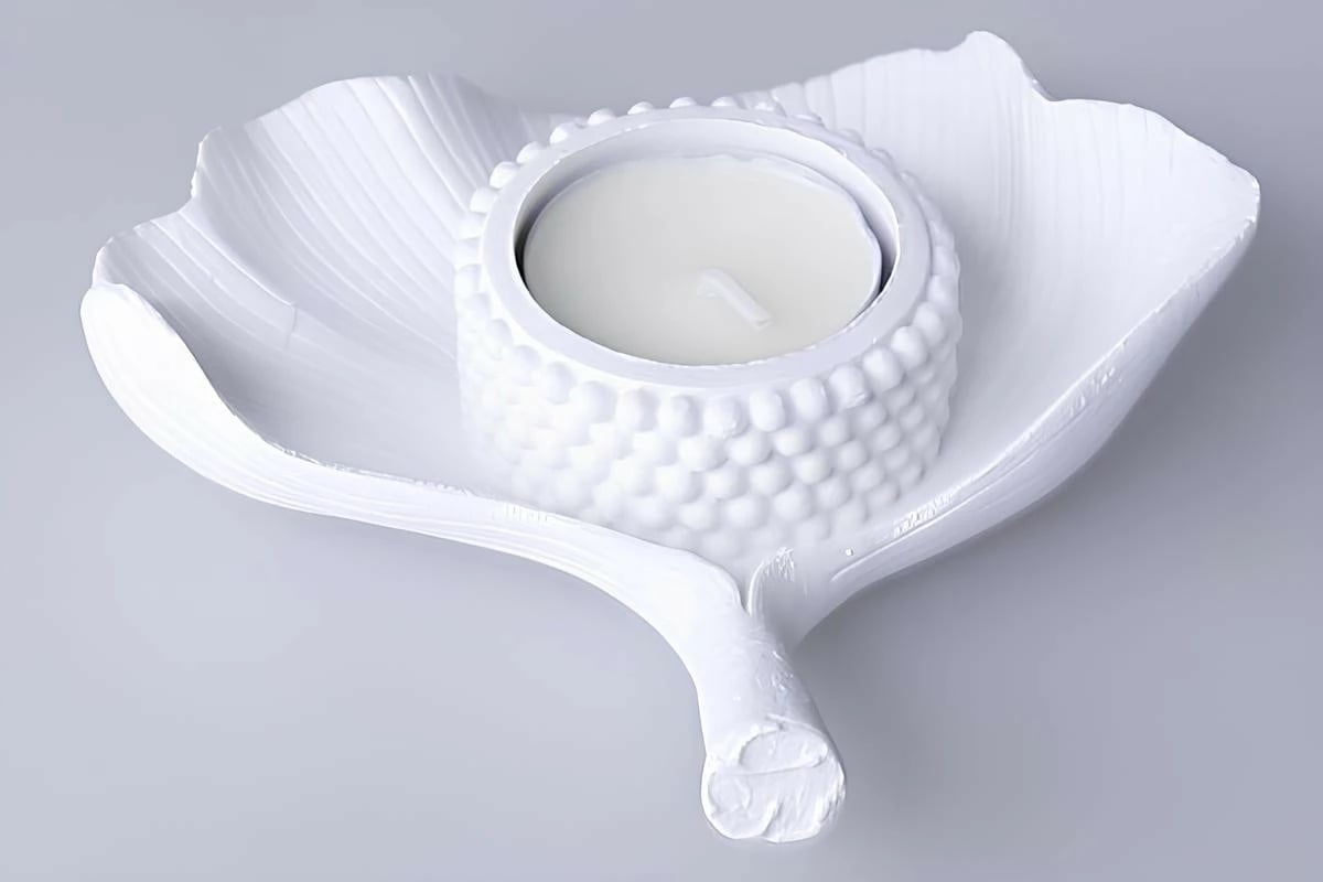 Objekt dekorativ Evila Originals, i bardhë, CY0344, 13x14cm