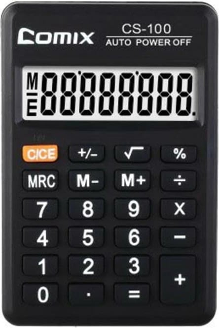 Kalkulator xhepi Comix CS-100, 8 shifra, i zi