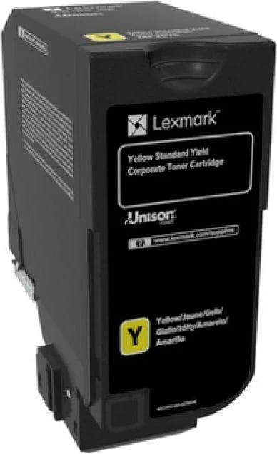 Toner, Lexmark, 74C2SYE, standard capacity 5500-8800 faqe, verdhë