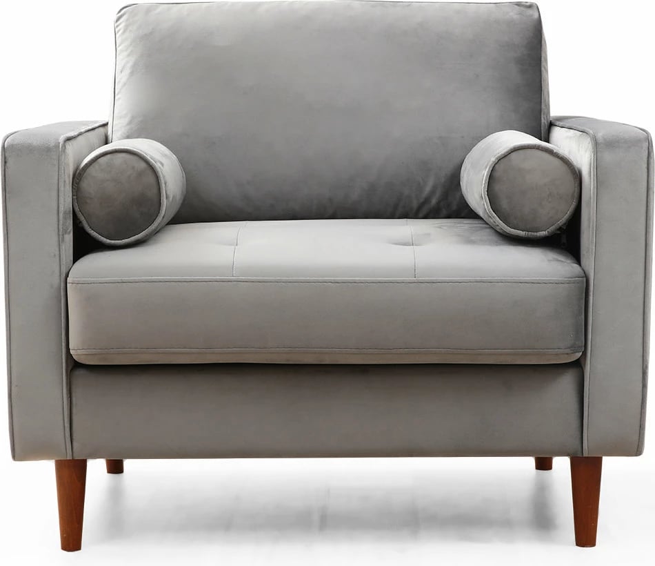 Karrige krahu Rome, ngjyrë gri e çelët, Atelier del Sofa