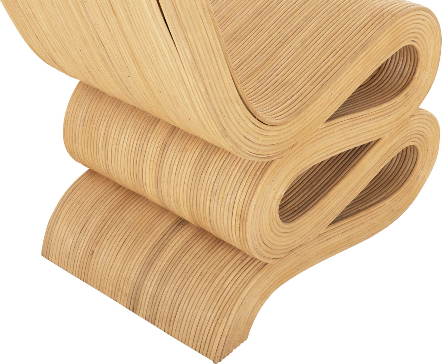 Karrige relaksuese CURVY LOUNGE2 FH9885, ratan natyral, 46x66x86H cm