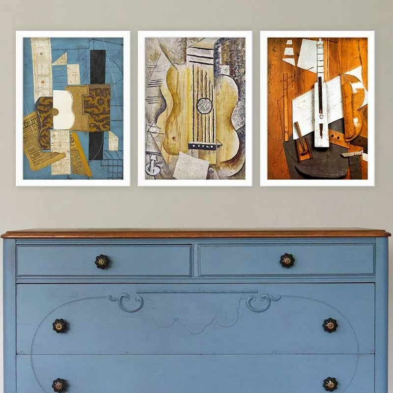 Pikturë dekorative me kornizë (3 copë), Wallity, 3BC_UNPP14_3545