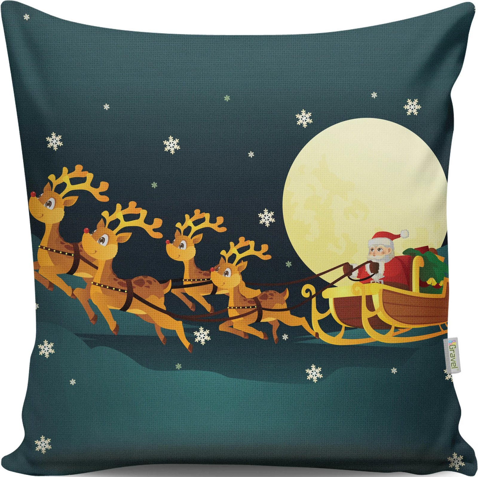 Jastëk dekorativ Evila Originals, A13011, shumëngjyrësh, 43x43cm