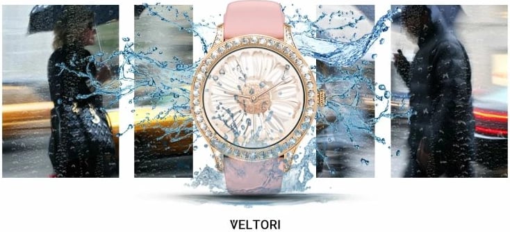 Smartwatch për femra VELTORI, rozë