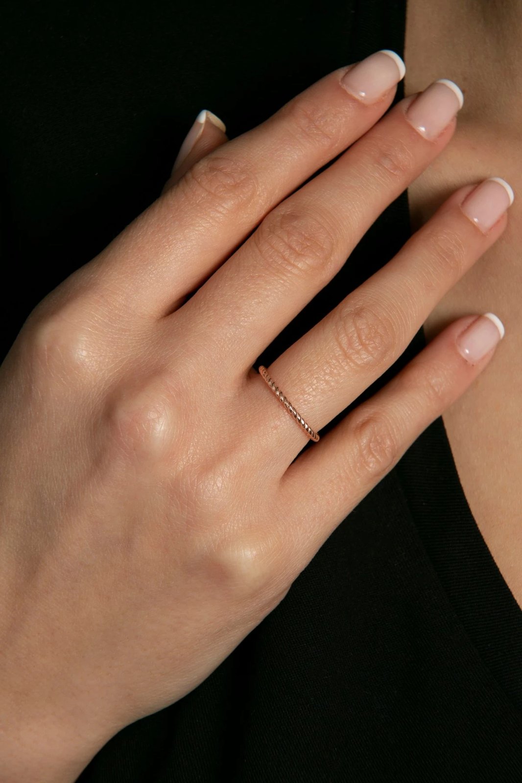 Unazë argjendi Elika Silver, ngjyrë ari rozë, FA182783