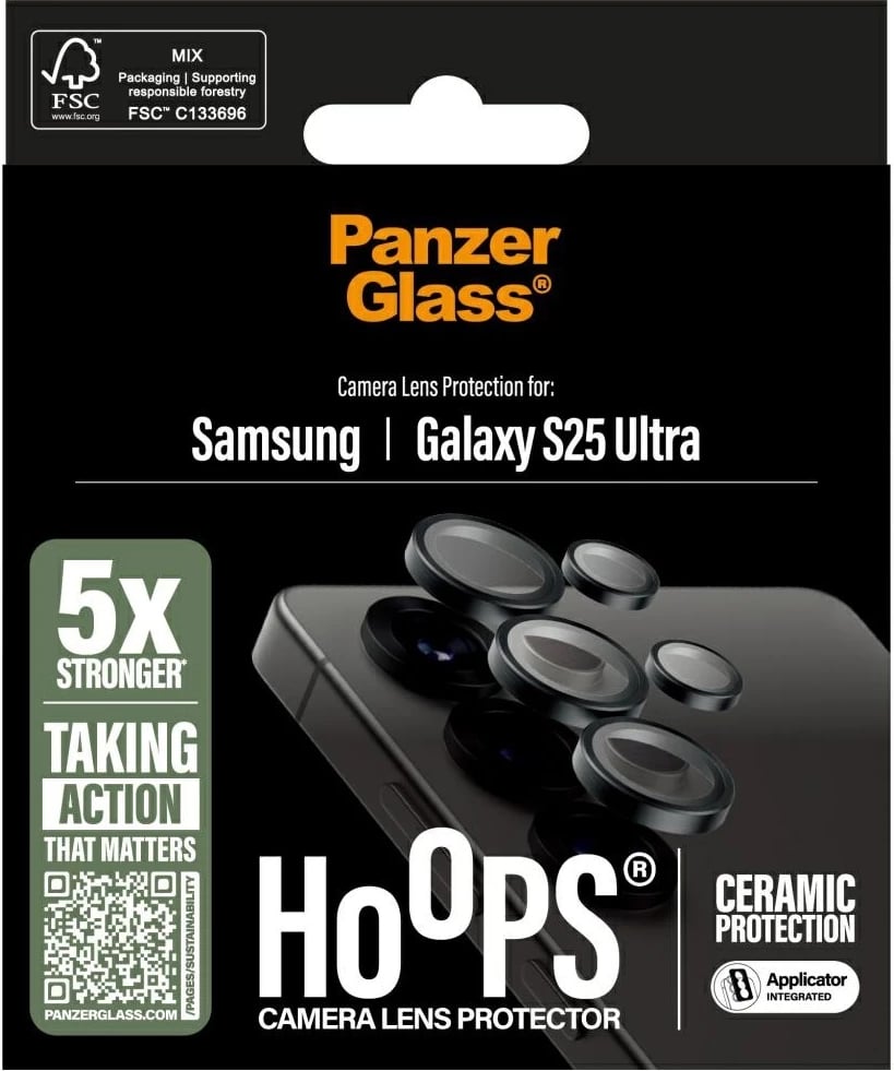 Mbrojtës lente PanzerGlass Hoops për Samsung Galaxy S25 Ultra
