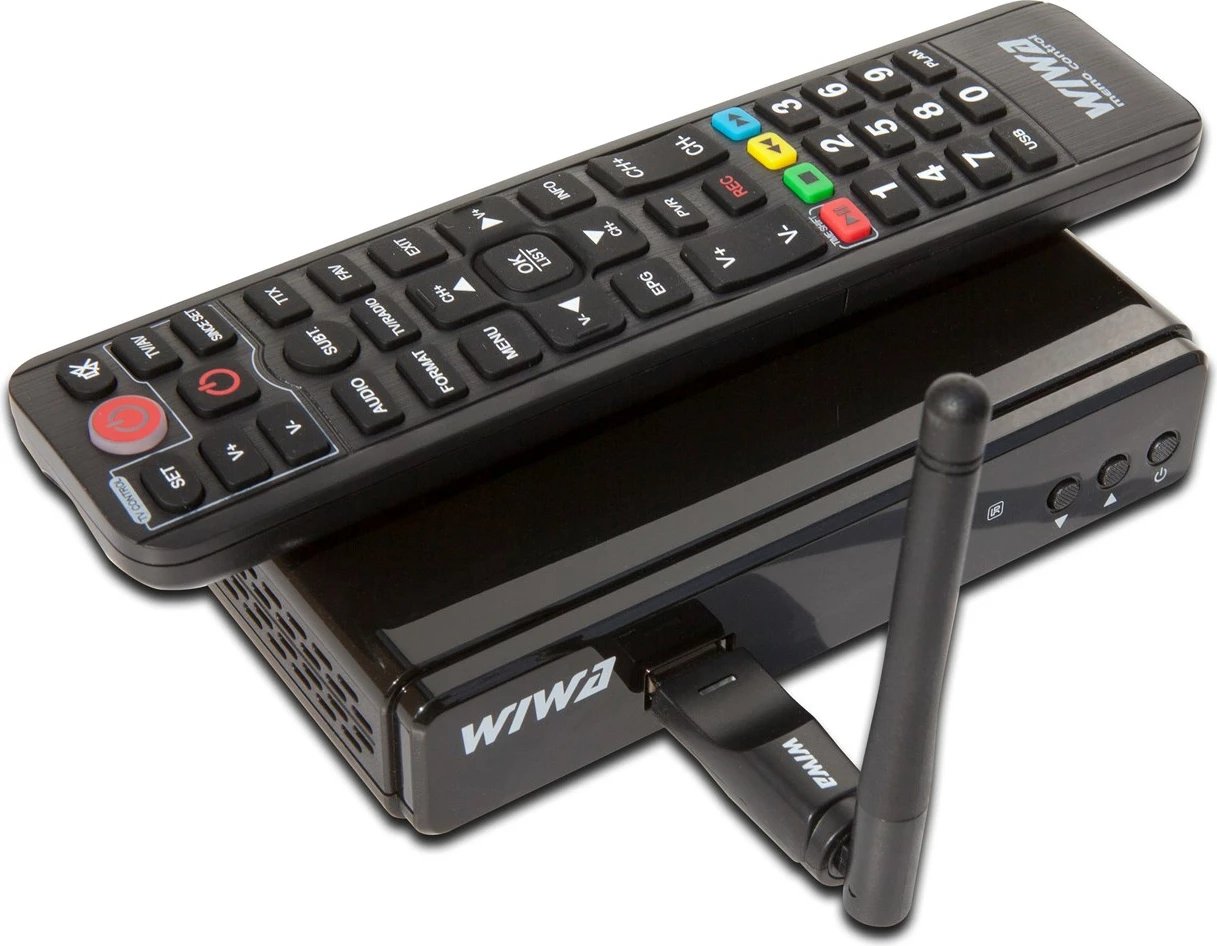 Marrës tokësor Wiwa Tuner DVB-T/T2 H.265, i zi Marrës tokësor Wiwa Tuner DVB-T/T2 H.265, i zi
