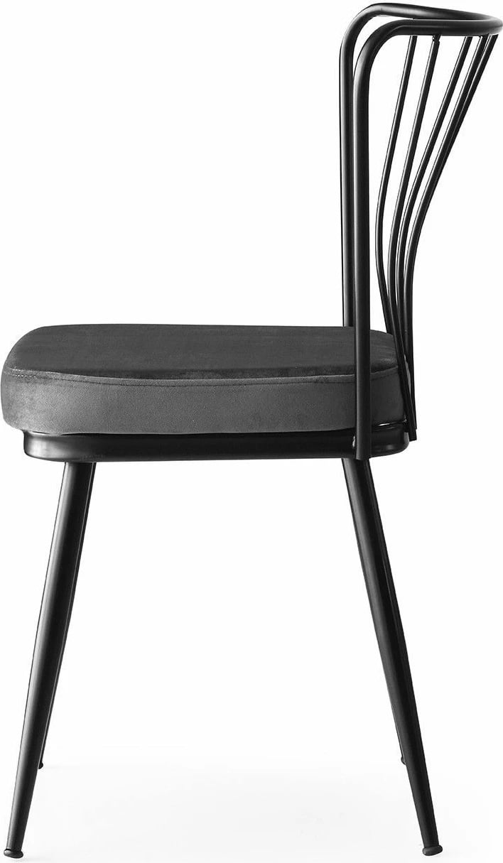 Set karrigesh (2 copë) Hanah Home, Yıldız - 942 V2, ngjyrë e zezë Set karrigesh (2 copë) Hanah Home, Yıldız - 942 V2, ngjyrë e zezë