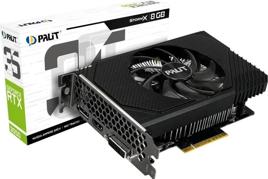 Kartë Grafike Palit GeForce RTX 3050 StormX, 8GB