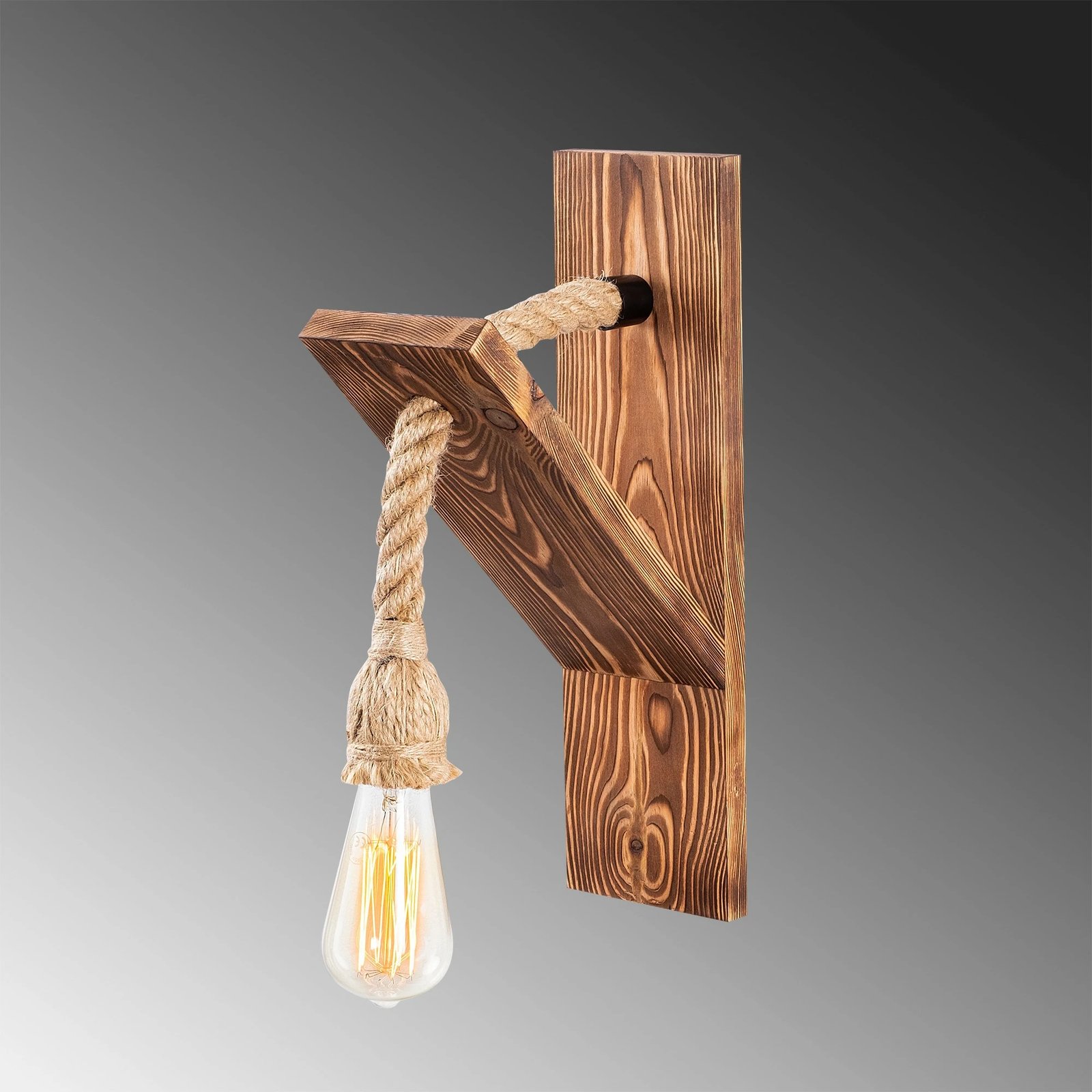 Llambë muri Opviq, Erebos - 115-A, ngjyrë druri Llambë muri Opviq, Erebos - 115-A, ngjyrë druri