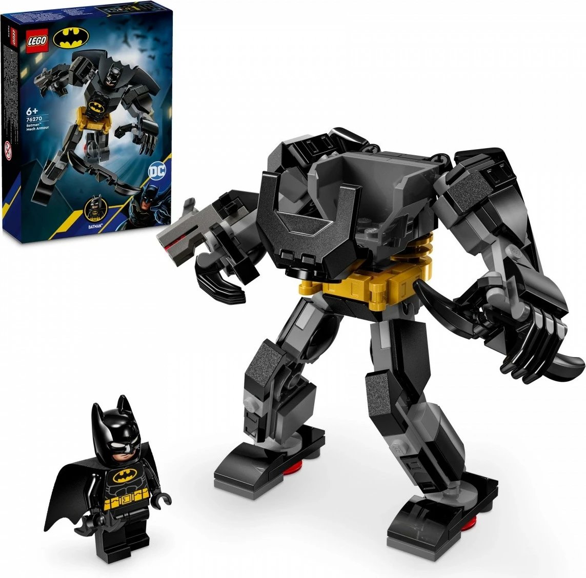 Set LEGO Batman Super Heroes 76270, Mechanical Batman Armor, 140 pjesë