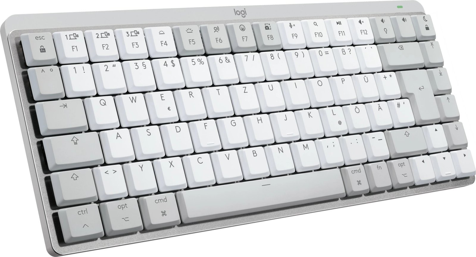 Tastierë mekanike Logitech MX Mechanical Mini për Mac, Wireless, E bardhë