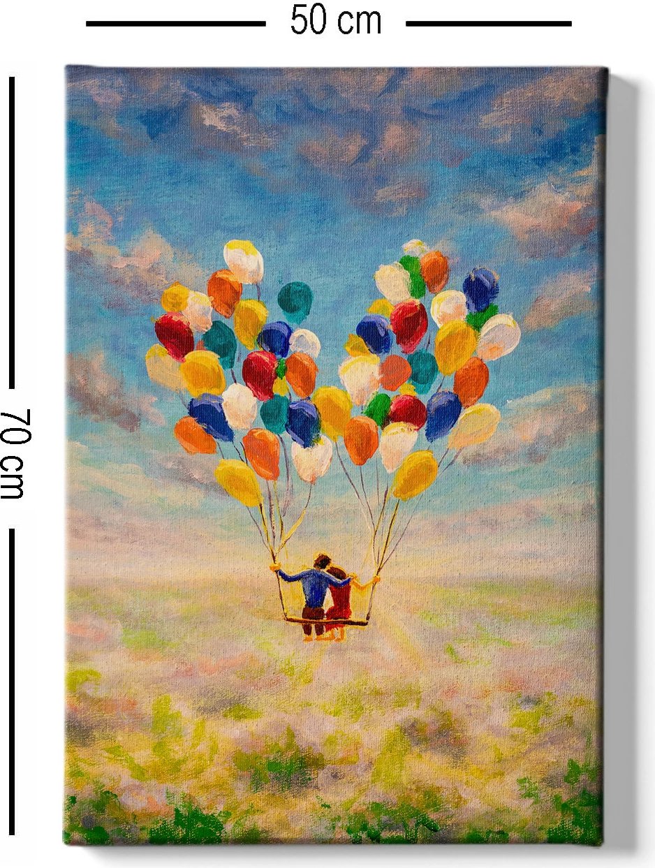 Pikturë dekorative në kanavacë, shumëngjyrëshe, 50x70cm