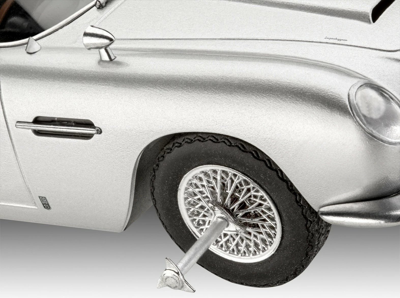 Model plastik Aston Martin DB5 Revell 1:24 James Bond 007 Goldfinger, set