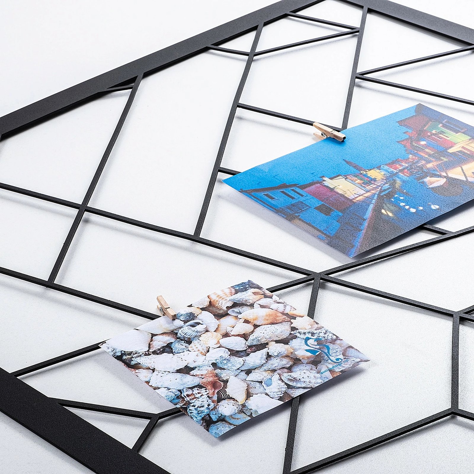 Aksesor dekorativ muri prej metali, Moodboard 2, ngjyrë e zezë