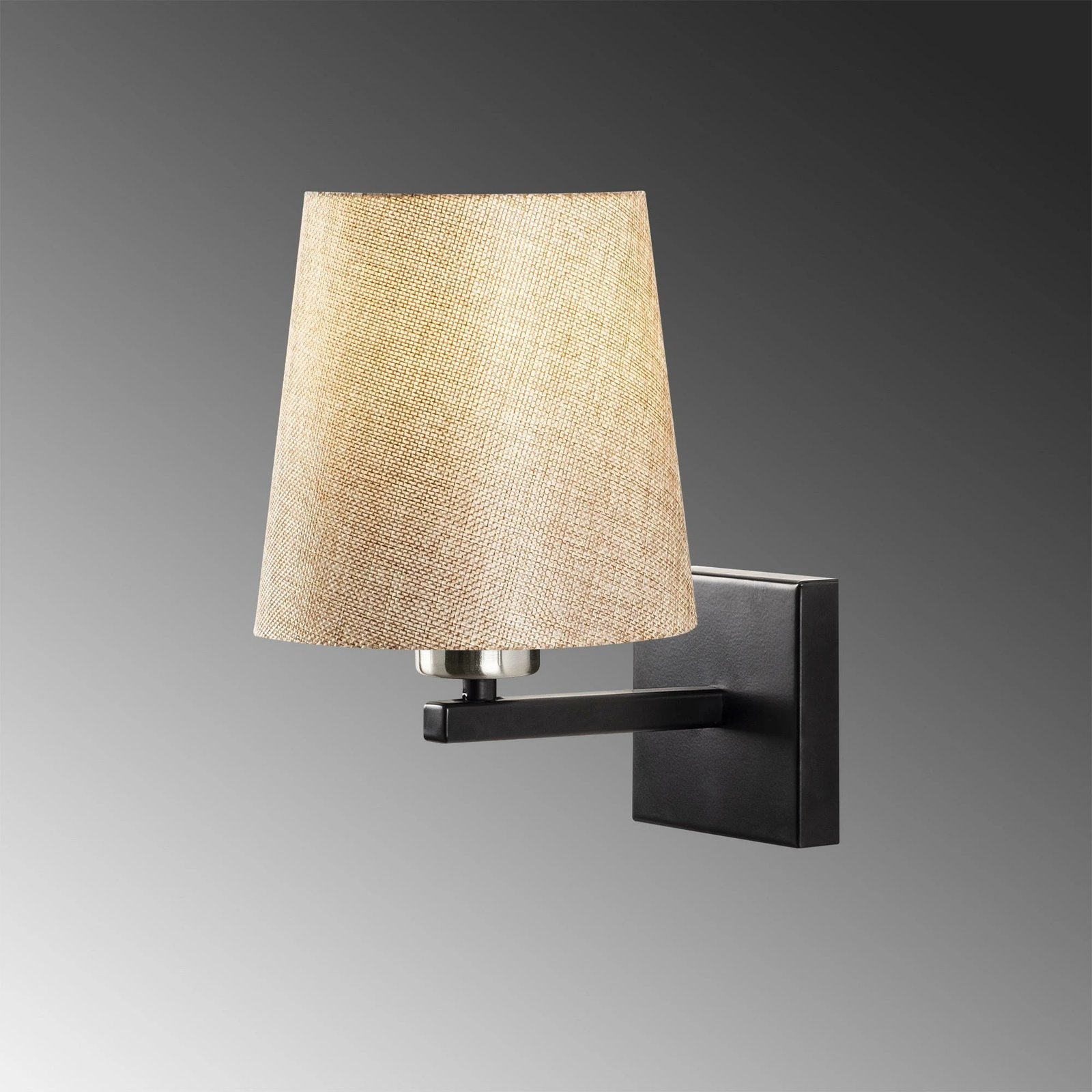 Llambë muri Opviq, Profil - 4662, ngjyrë e zezë, nikel, krem, 18x24x30cm Llambë muri Opviq, Profil - 4662, ngjyrë e zezë, nikel, krem, 18x24x30cm