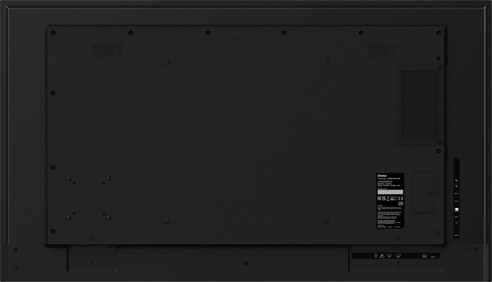 Panel digjital iiyama LH5575UHS-B1AG, 55", 4K UHD, Wi-Fi, 24/7