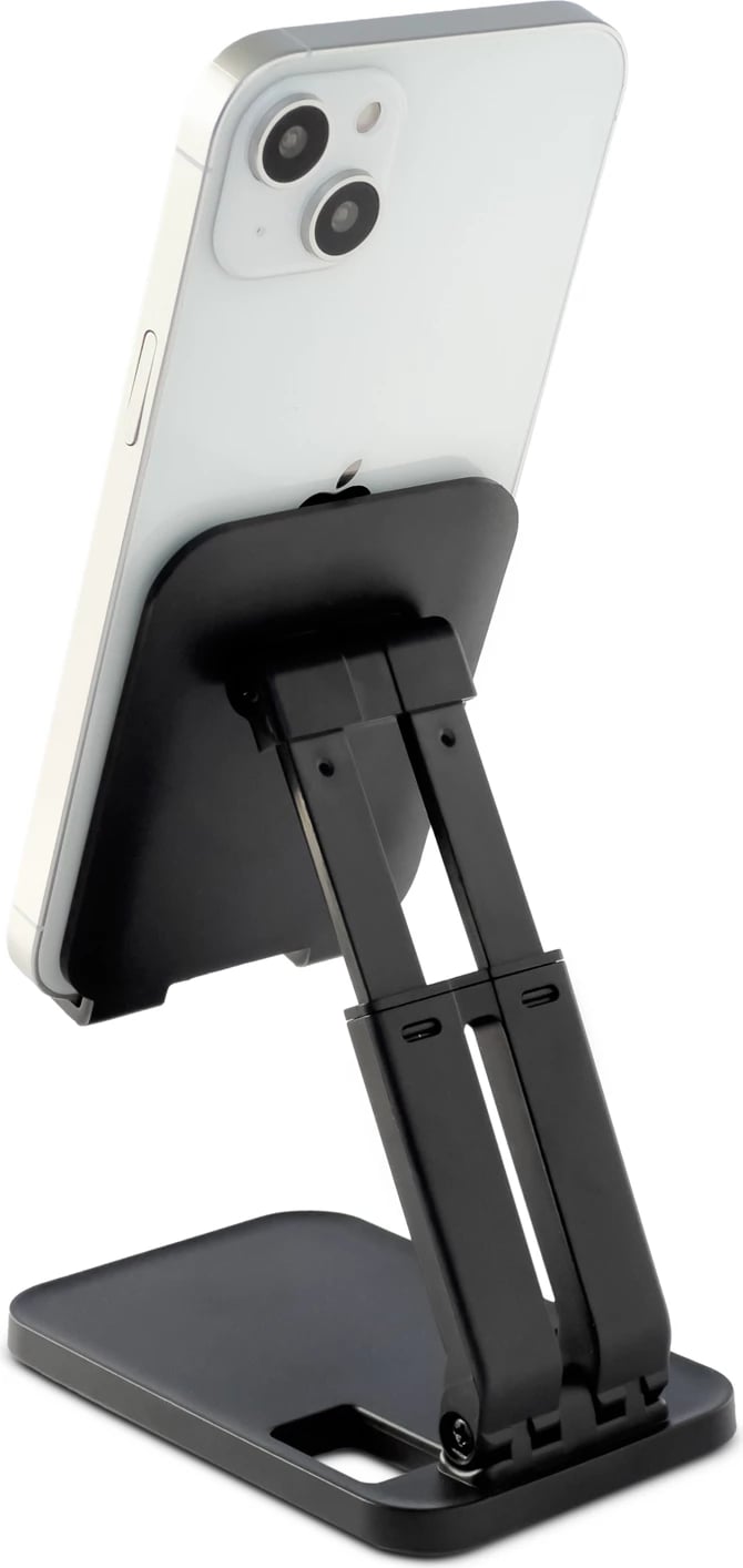 Mbajtëse e palosshme për telefon/tablet Hurtel K15, e zezë