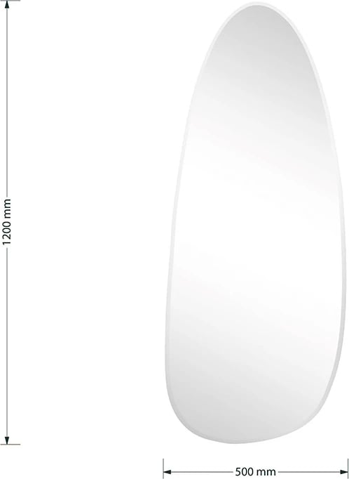 Pasqyrë e çrregullt 3, 50x1x120cm