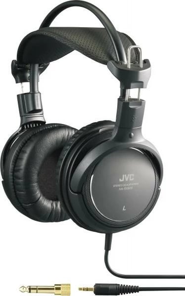 Kufje JVC HA-RX900, me kabllo, 50mm, për muzikë, e zezë
