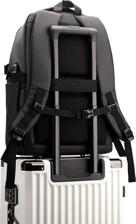 Çantë shpine, 48x30x16 cm, e zezë