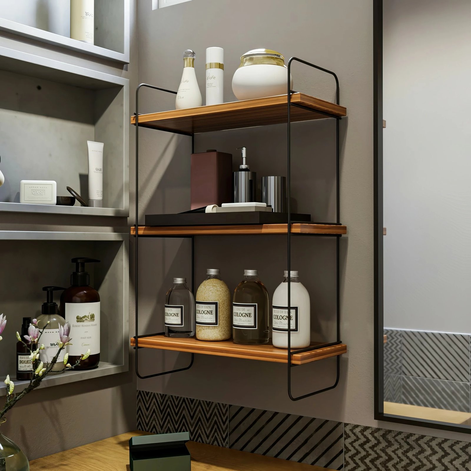 Raft muri Hanah Home, Pulalis, ngjyrë arre