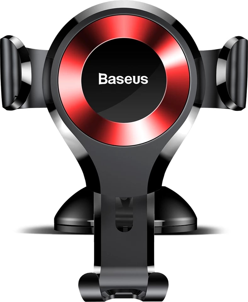 Mbajtës graviteti për celular Baseus Osculum SUYL-XP09, për xham ose panel, zi e kuqe