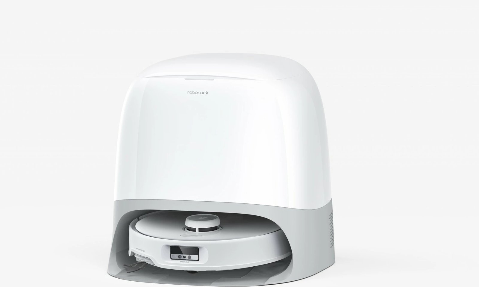 Robot fshesë Roborock Q Revo Curv, 0.325L, 2.5L bazë, i bardhë