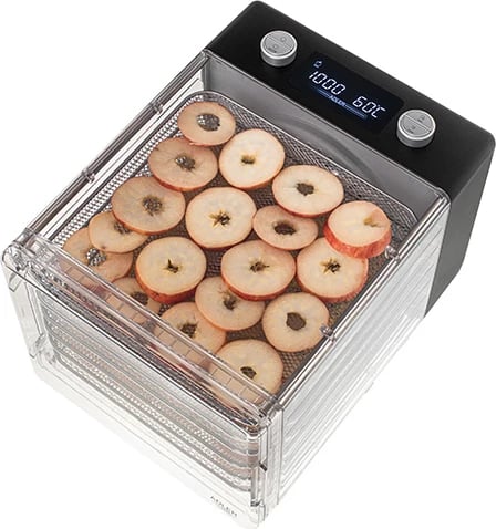 Tharëse ushqimi, Adler, AD 6660, 600W, 6 programe automatike, 30-75°C, 0.5-48 orë, 6 sita inoksi, palosshme