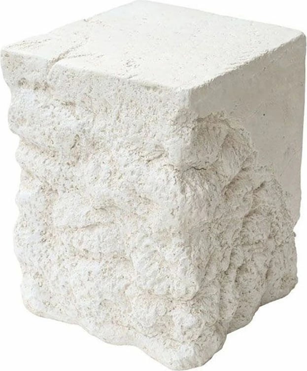 Tavolinë anësore Kionas, ngjyrë e bardhë e zbehtë, 42.5x42.5x57